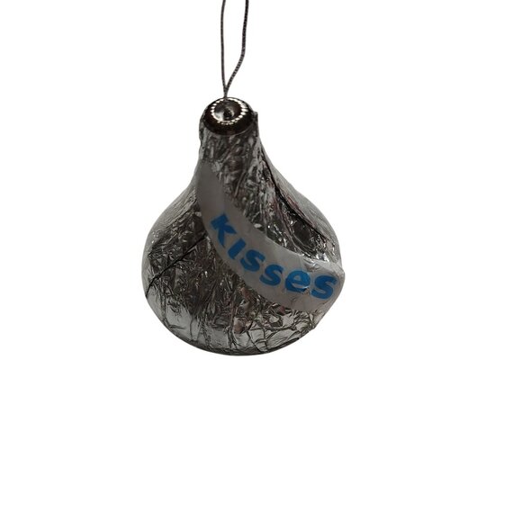 Hersheys Kisses 3 inch Novelty Decoupage Christmas Holiday Ornament - Picture 2 of 4
